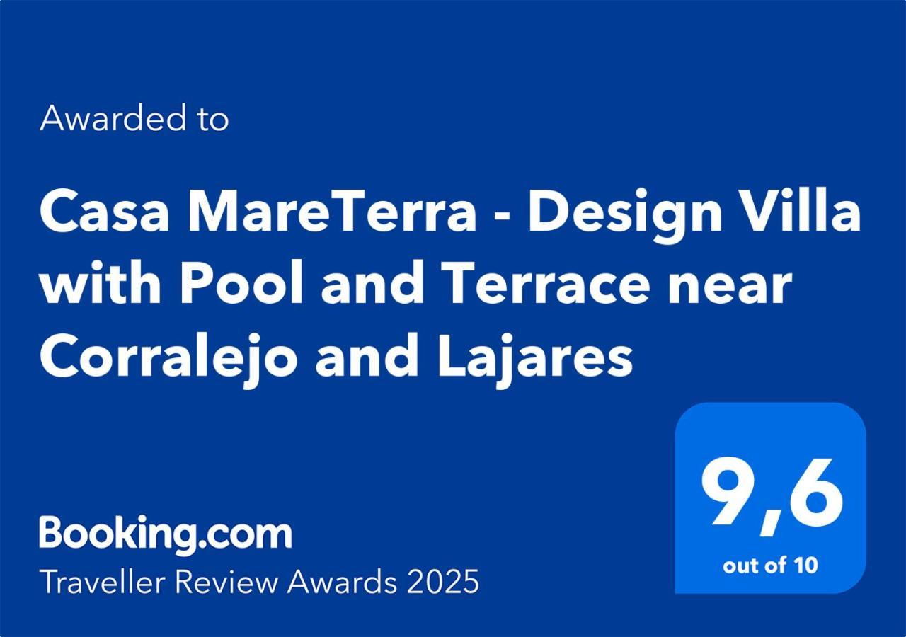 Casa Mareterra - Design Villa With Pool And Terrace Near Corralejo And Lajares Ngoại thất bức ảnh